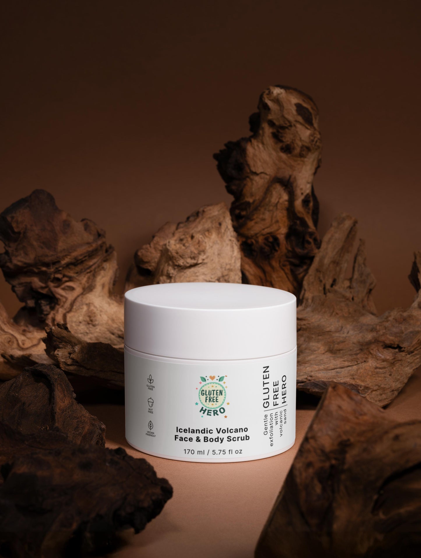 Gluten Free Hero Icelandic Volcano Face &amp; Body Scrub